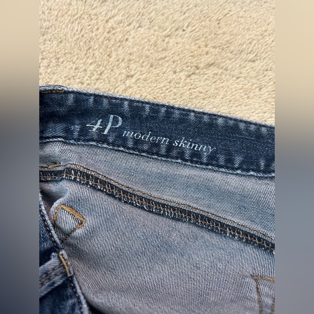 Ann Taylor Loft Women's Casual Cotton Blend Classic Sz 4P Modern Skinny Jeans - Picture 12 of 15